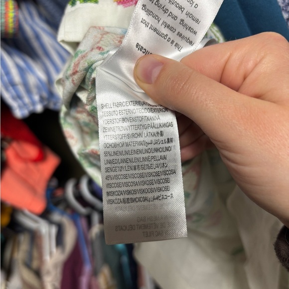 NEW Farm Rio Garden Party Linen Blend Romper size Women’s XS - Picture 12 of 12